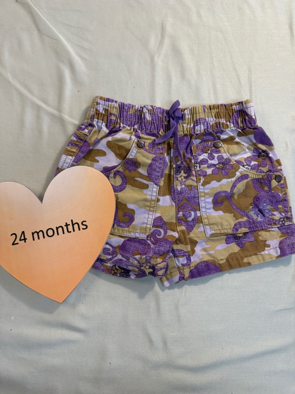 The Children's Place - Purple and Brown Shorts